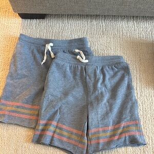 Splendid Blue and Orange Athletic Shorts